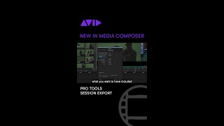 Media Composer 2022.12 enables you to export a complete Pro Tools session