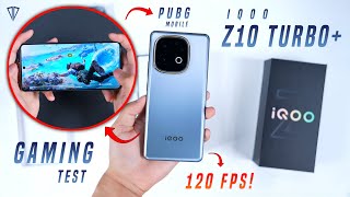 iQOO Z10 Turbo Plus PUBG Mobile Gaming Test - 120FPS Unlocked!