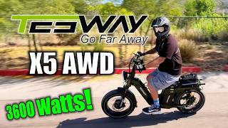 3600 Watt Dual Motor Step Thru Beast - Tesway X5 AWD
