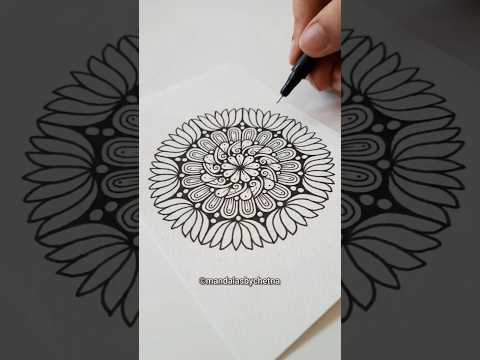 Master a Fresh Mandala Art Pattern #mandala #beginnersmandala #tutorial