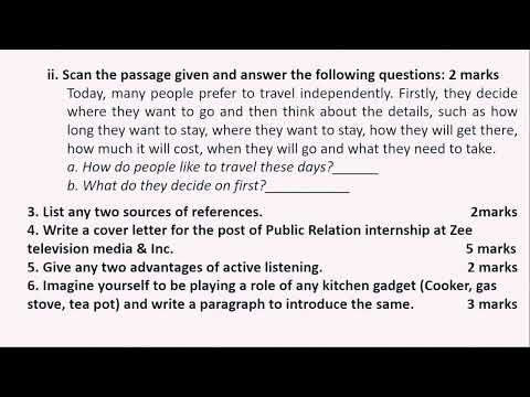 #Degree 1st sem english question paper pattern 2022 new #model l sem english paper