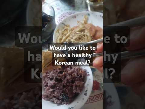 Healthy Korean Meal #vlog  #meal  #healthy