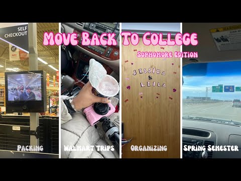 Move Back To College 🫧🎧| Unpack, Organize, Etc.