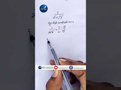 simplify 1/2+√3 #mathsenglishsecret #maths #shorts