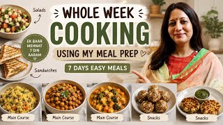 Whole Week Cooking Using My Meal Prep | Whole Week Quick And Easy Meal 