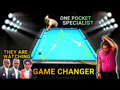 FILIPINO EFREN REYES Game Changing BANK SHOTS not seen before | One-pocket Specialist