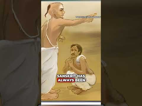 For centuries, Sanskrit was kept out of reach for half of India’s population #sanskrit #tamil