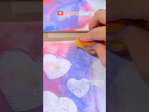 ❤️💙Mixing Colors #shorts #art #diy  #shortvideo #satisfying #easydrawing  #artprocess #painting