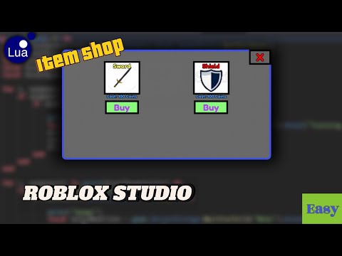 How to make a Item Shop in Roblox Studio I Easy Method