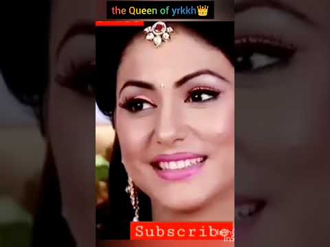 The one and only Queen of Yrkkh👑🥰❤️❤️ Akshara Singhania ❤️❤️😘#🥰Hina khan is the best actress