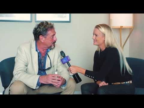 John McAfee Decentralised Exchanges Are Coming EXCLUSIVE #dapp #trx #bankroll #bnkr #tron #crypto