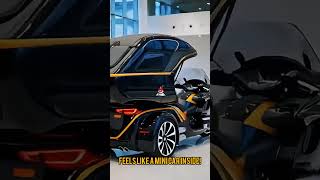 Car or Motorcycle? This 3-Wheel Vehicle Is Genius!#TechOnWheels #UrbanTransport #EVLife #Shorts #usa