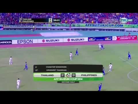 ฟุตบอล เอเอฟเอฟ ซูซูกิ คัพ  รอบรองชนะเลิศนัดที่ 2 ทีมชาติไทย 3-0 ทีมชาติฟิลิปปินส์