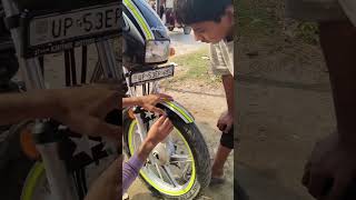 splendor medigaurd star #sticker #bike #modified #ytshorts #explorepage #viralshort #100kview #hero