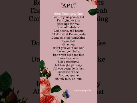 "APT."-Rosé & Bruno Mars #rosé  #shorts #kpop #blackpink