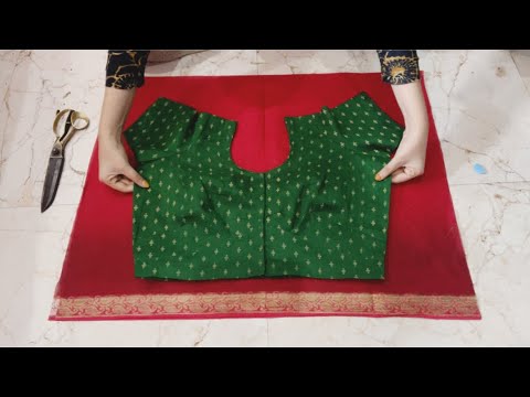 💚ब्लाउज पे ब्लाउज रख कर कटिंग कैसे kre How to make beginners ke liye Blouse cutting  Hindi tutorial💚