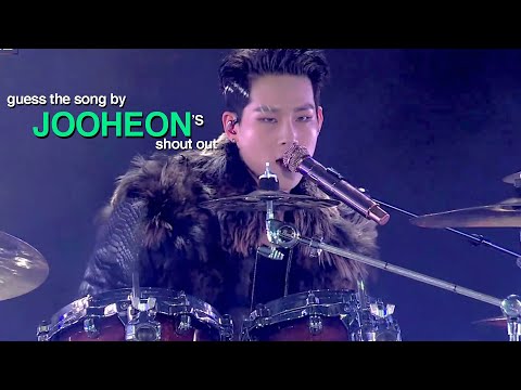 guess the song by jooheon's shout out