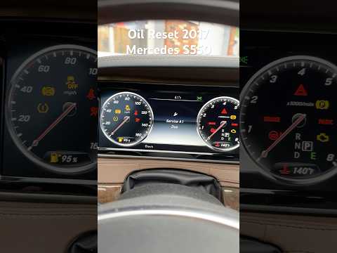 2017 Mercedes-Benz S550 oil reset #automobile #oilreset #s550 #mercedesbenz #vehicfix