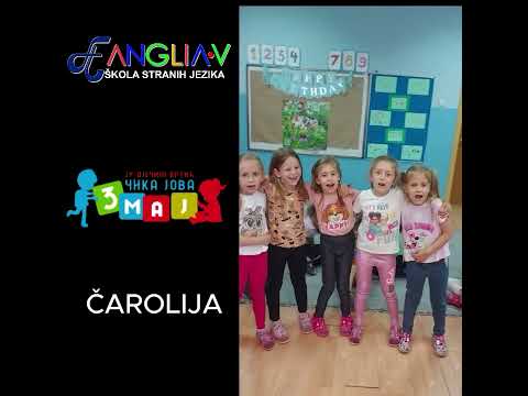 Anglia u vrtiću Čika Jova Zmaj grupa Čarolija
