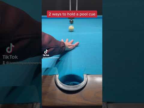 How to hold a cue!!