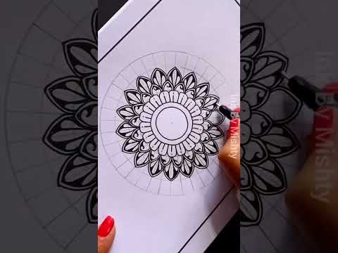 Mandala drawing | mandala art for beginners | mandala art | shorts