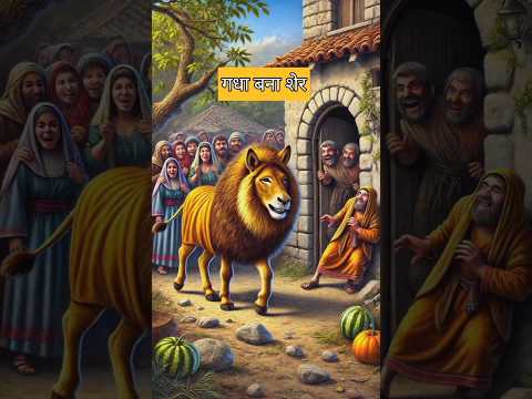 गधा बना शेर। अपनी असलियत छिपाने से कुछ नही मिलता। #कहानी #kahani #kahaniya