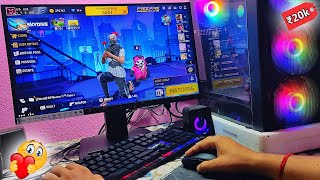Intel i5 💻 F12400 High Graphics 🌿 PC Handcom Full Gameplay 🎯 In Free Fire Max #freefire