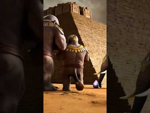 Ancient Egypt 😮☹️ #PyramidConstruction