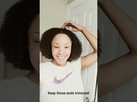 The braids are out, the natural is trimmed and breathing!