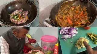 Chicken ko aandra (intestine)ko first time pakako babalay thal chiloi pariyo