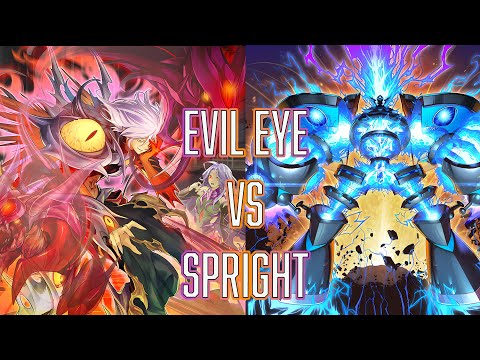 YUGIOH Evil Eyes VS Spright OTK Live Duel