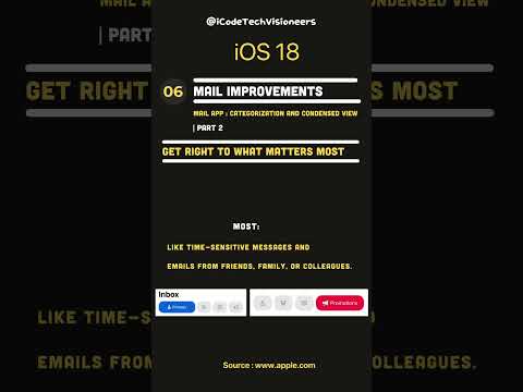 iOS 18 New Features: Mail Improvements