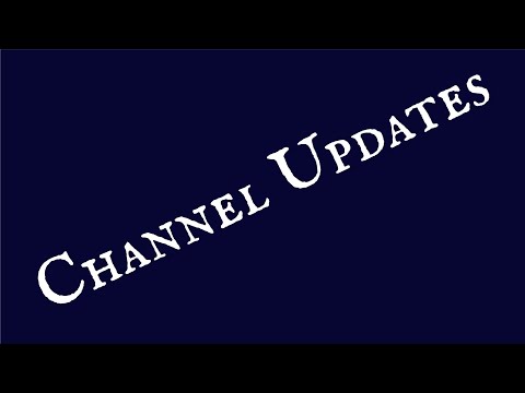 Channel Updates for the end of 2020