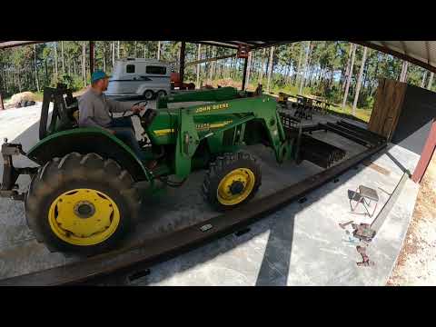Working solo! Assembling a big sawmill!