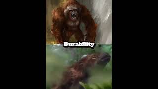 Megatherium Vs Gigantopithecus | #animals #debate