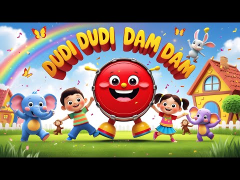 Dudi Dudi Dam Dam Dance | Dodi Dodi Dum Dum 3D Song Kids |Duty Duty Dam Popular Hindi Children Song