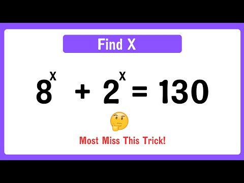 A Nice Olympiad Exponential Problem | Can You Solve It ?