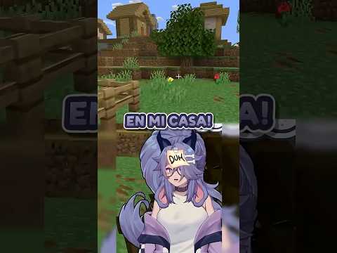 VTUBER’S WILD REACTION TO FINDING HER MINECRAFT HOUSE! #vtuber #shorts