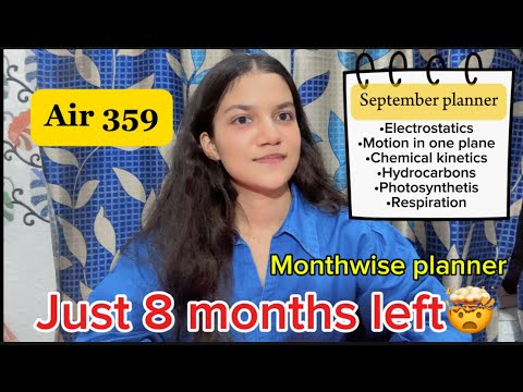 “NEET 2026 Strategy in 8 Months|Month Wise Planner| Crack NEET with Motivation and Reality check🔥"
