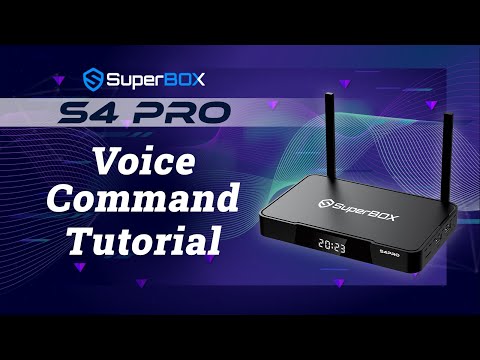SuperBox S4 Pro Voice Command Tutorial
