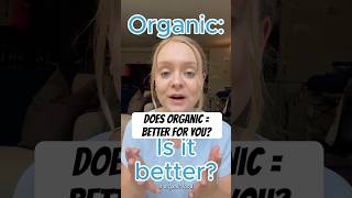Is organic food healthier than non-organic food? 💚
