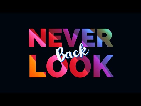 Leave the Past Behind – Never Look Back #tshirtdesign