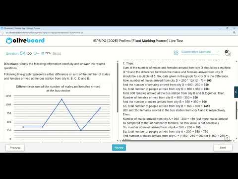 Oliveboard IBPS PO live mock test solution ||26 to 27 july||📚✍️✅📝🤗