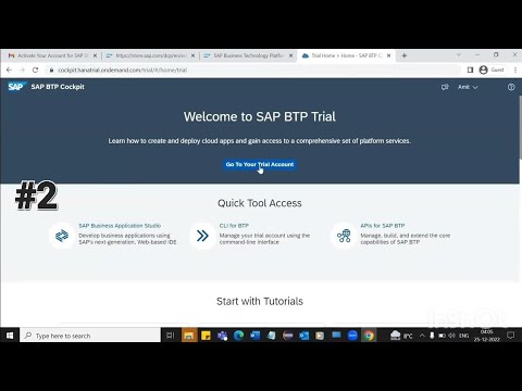 Creating Free Trial Account for ABAP BTP Cloud Environment #sap #abap #HANA  #sapbtp