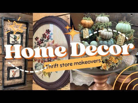 Thrift Store Makeovers/Home Decor on a budget/DIY Paint