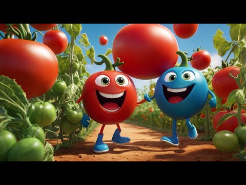 Laal Tamatar Hindi Rhymes | Funny Tomato Song | Kids Educational Cartoon | B&B Kids