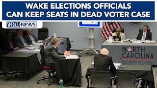 Election board censures Wake officials in dead voter case