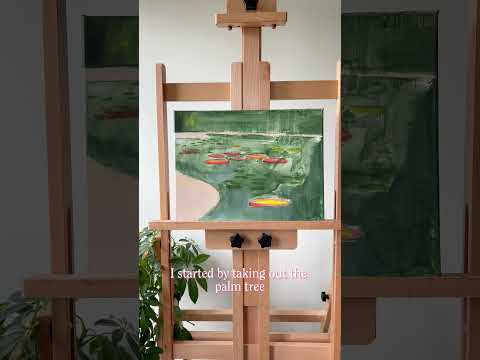 How I Fix a Painting #paintingprocess #paintinginspiration #cozyart