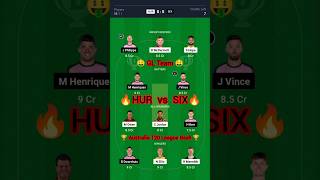 HUR vs SIX Dream11 Prediction, Hobart Hurricanes vs Sydney Sixers Dream11 Team Prediction, BBL14