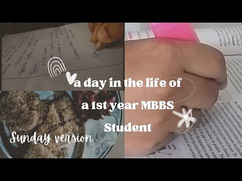 a day in the life of a 1st year MBBS Student | Sunday version | mbbsvlog#2#mbbsvlog #mbbs #mbbslife